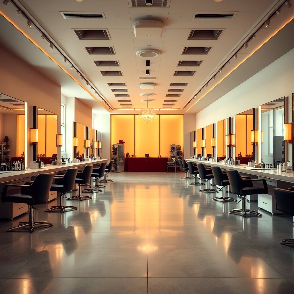 The salon floor at Montana Academy of Salons